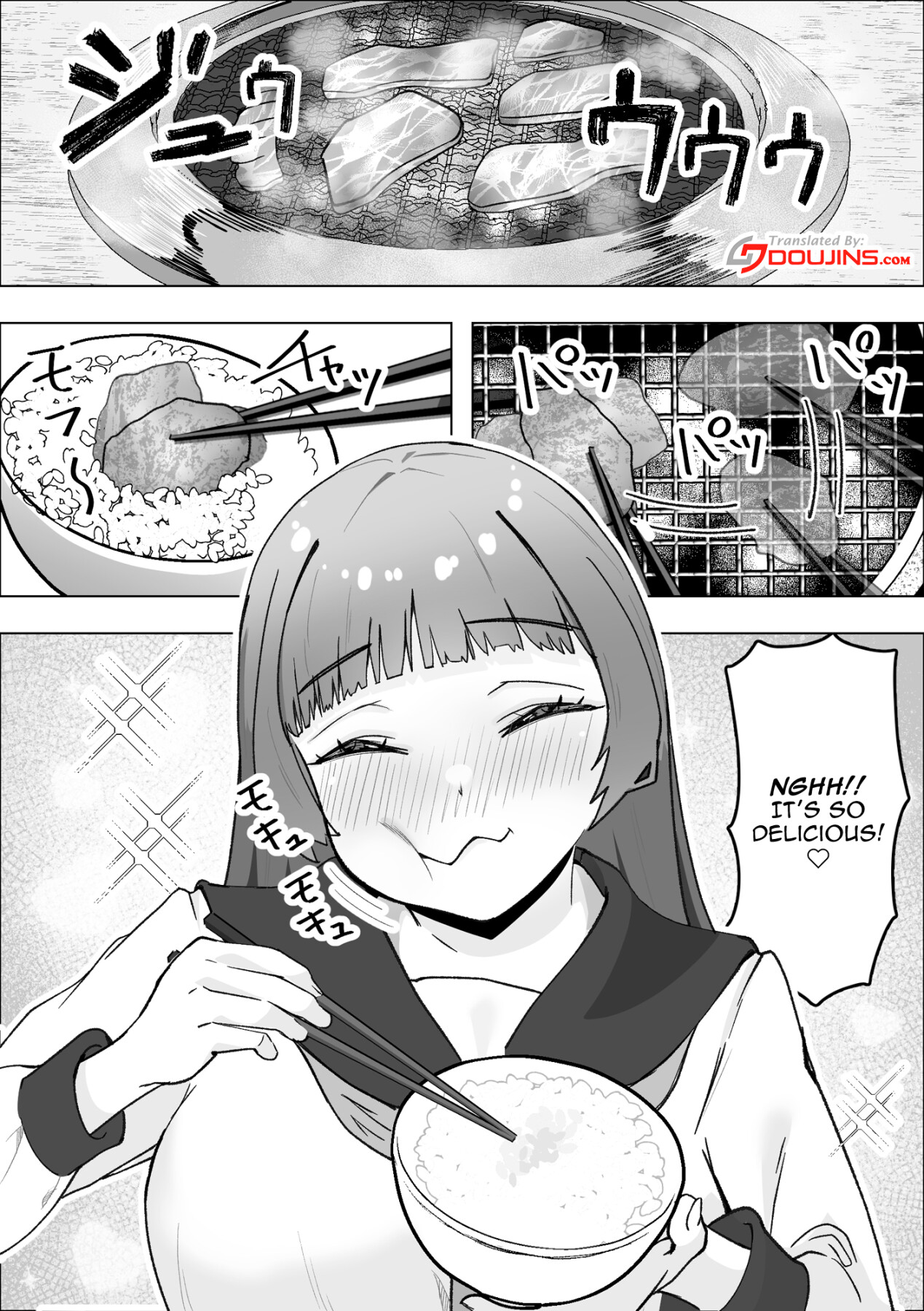 Hentai Manga Comic-Tabe Girl -A Chubby Airheaded Girl Becomes a Sugar Baby--Read-4